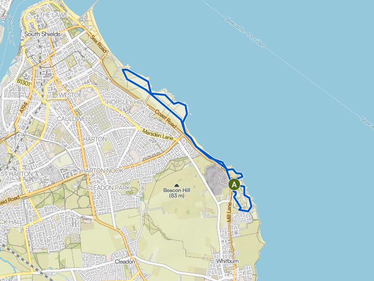 Souter Lighthouse & Marsden Bay loop South Shields | hike | Komoot